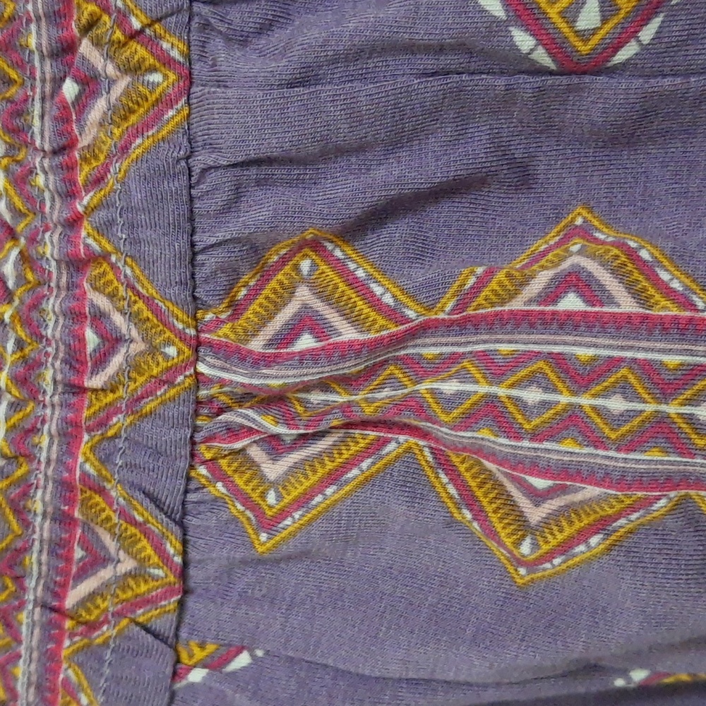 Colleen Lopez Off-The-Shoulder Smocked Neck Peplum Boho Top, Oversize L, NWOT - Picture 7 of 11